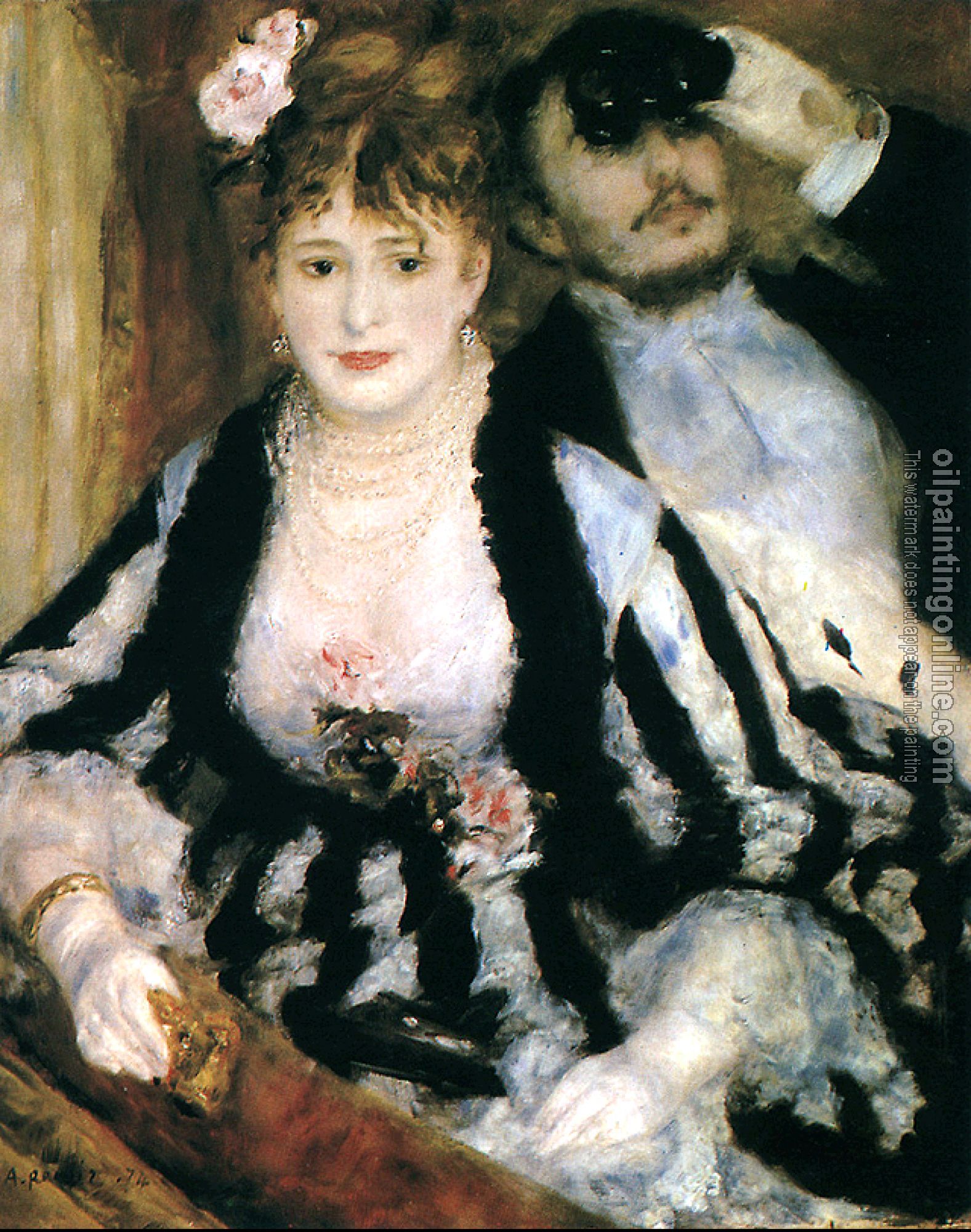 Renoir, Pierre Auguste - La Loge